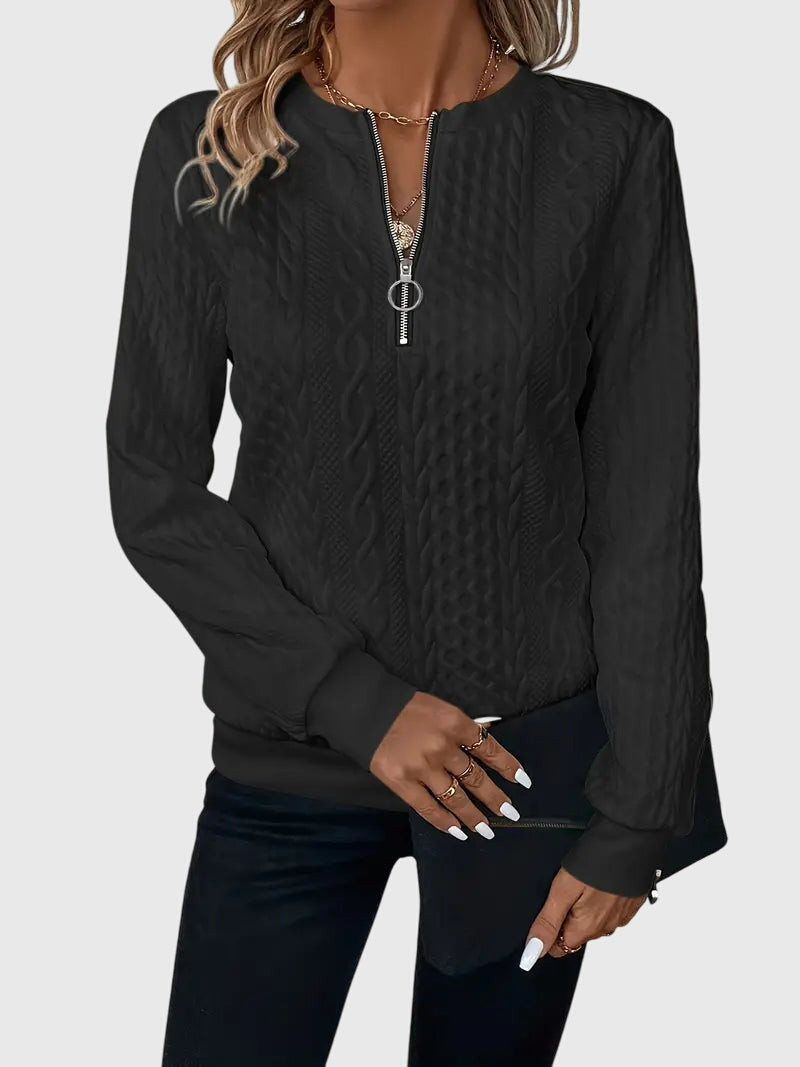 Lana | Pulover z zadrgo