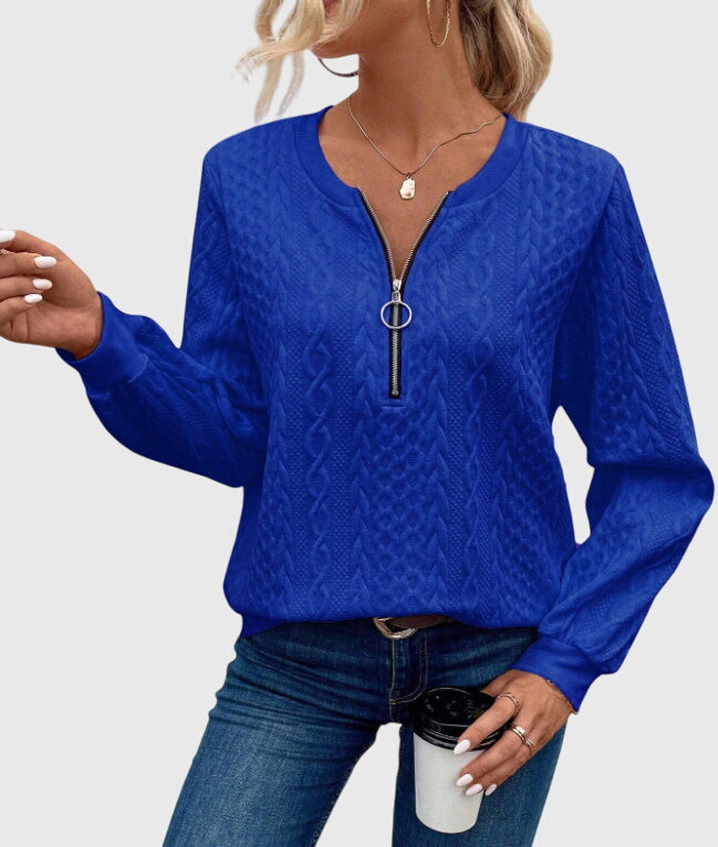 Lana | Pulover z zadrgo