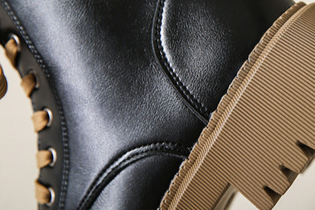 Ines | Elegantni bojni škornji z flisasto podlogo