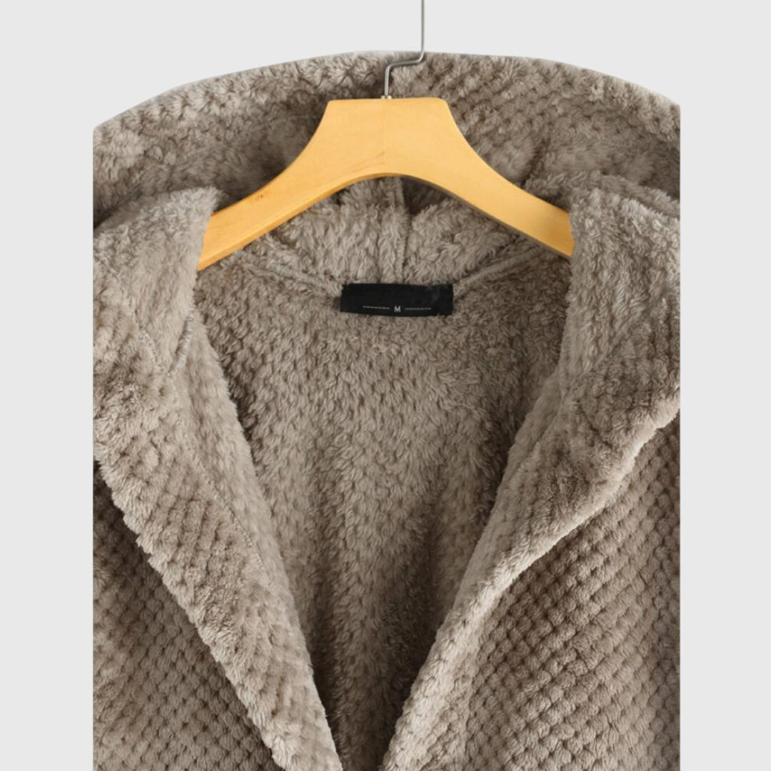 Azra | Elegantna flis jakna s kapuco