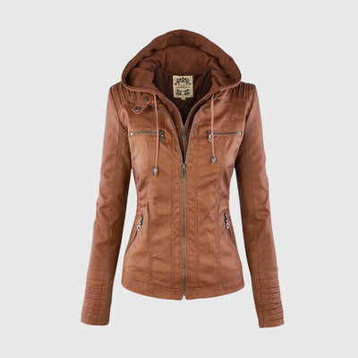 Magda | Elegantna in šik usnjena jakna