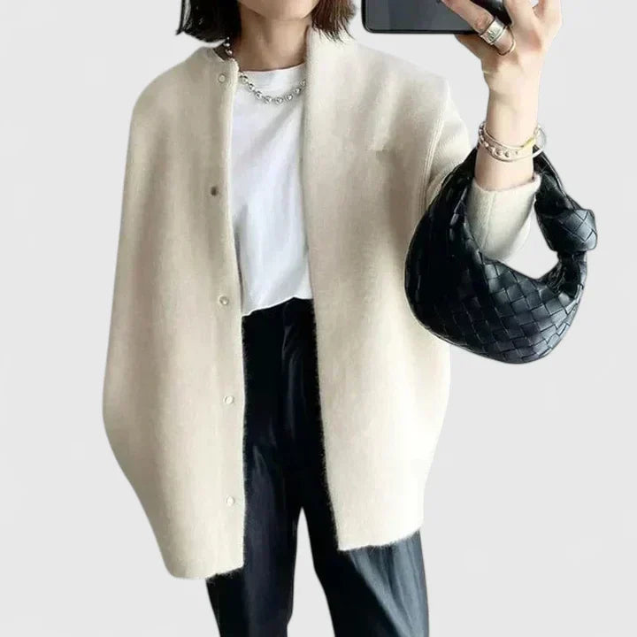 Biserka | Elegantna pletena jakna