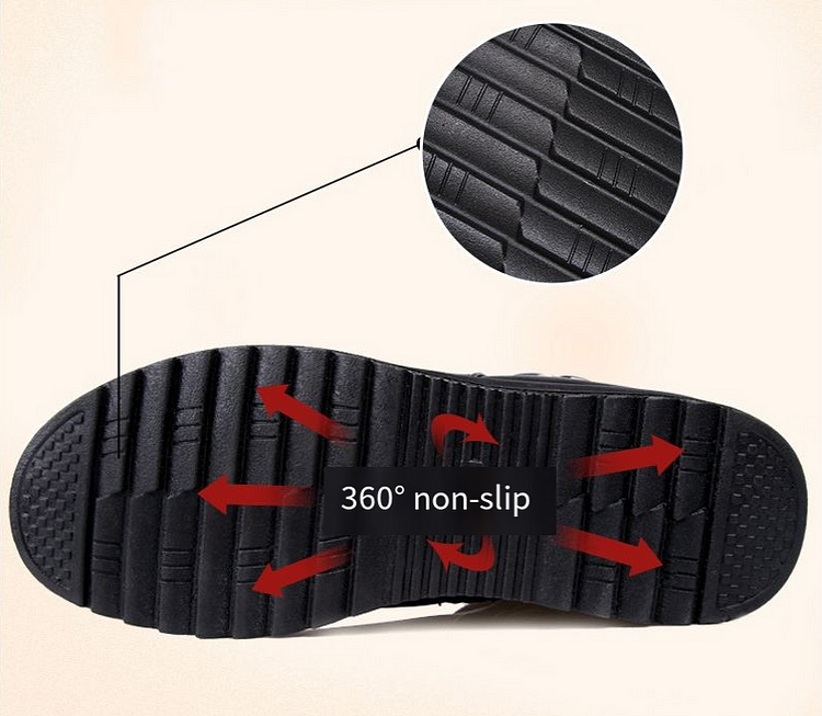 Milka | Udobni protizdrsni škornji